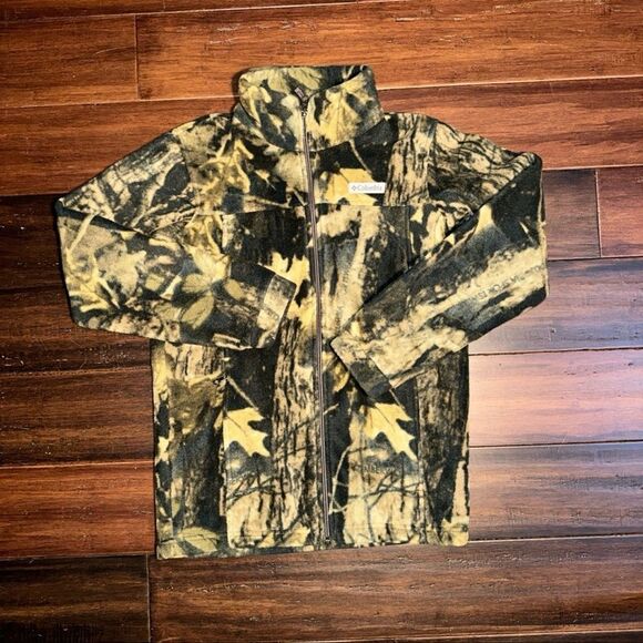 Columbia Boys Camo Fleece Jacket - Picture 4 of 4
